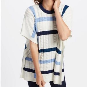 Draper James Windowpane Cable Cape